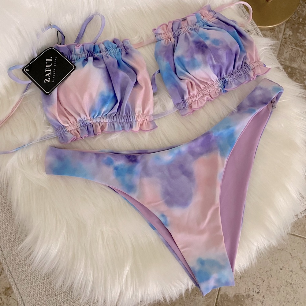Tie dye bikini set